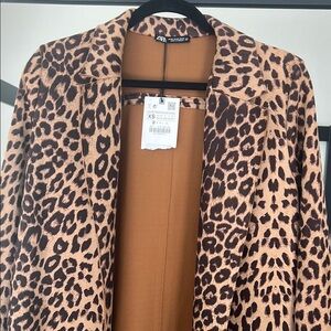 Zara Leopard Print Women's Coat